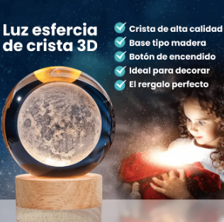 Esfera De Cristal Con Iluminacion