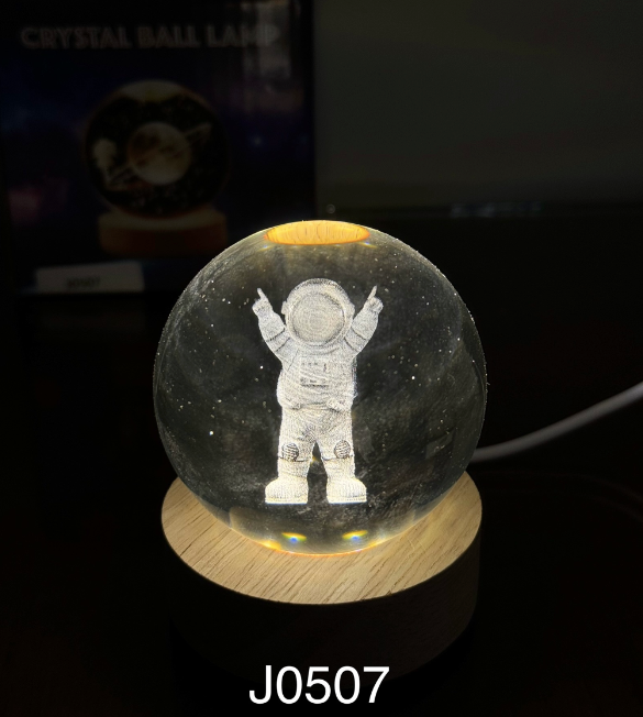 Esfera De Cristal Con Iluminacion
