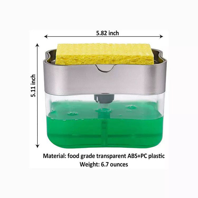 Dispensador De Jabon Para Platos Esponja