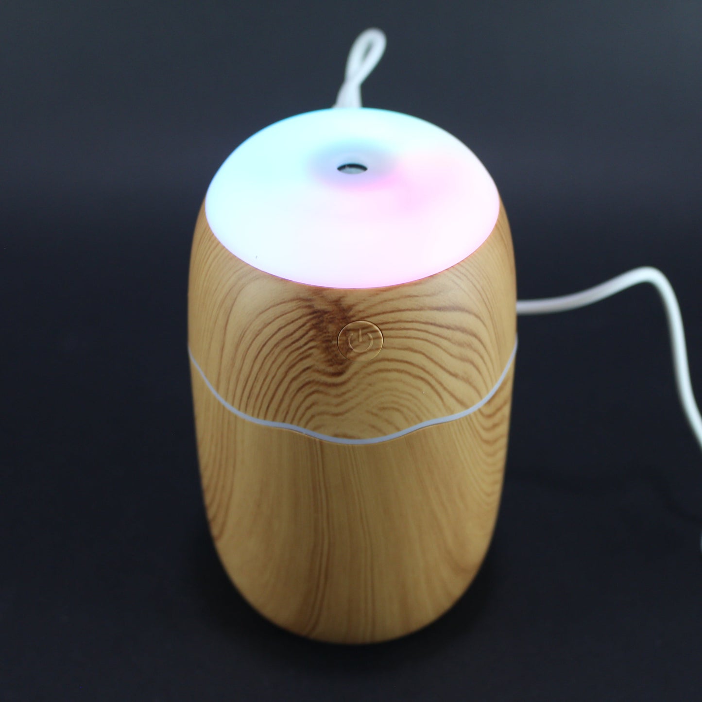 Humidificador Cilindro En Color Madera