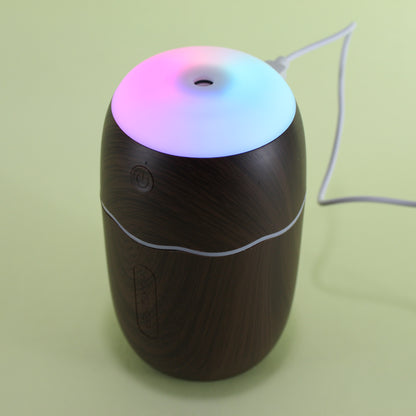Humidificador Cilindro En Color Madera